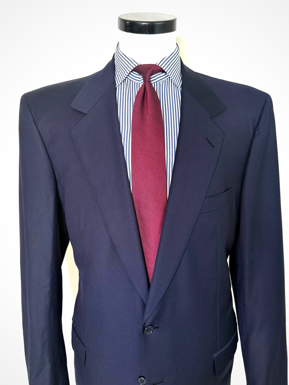 Brioni Solid Navy Blazer | $4595 - 44L